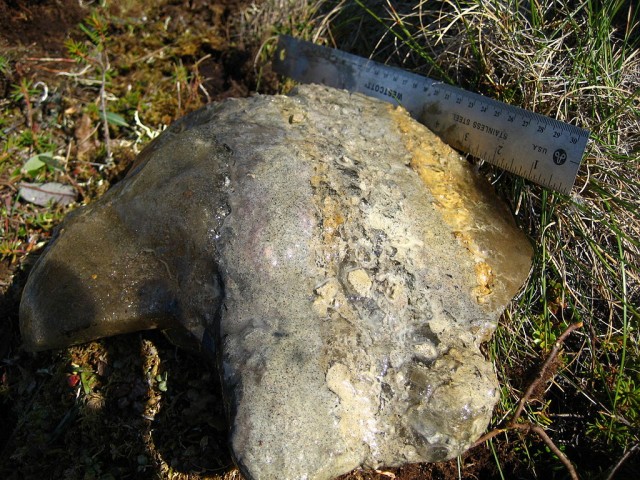 Chunk of permafrost