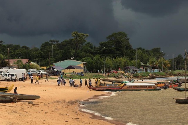 Beach in French Guiana